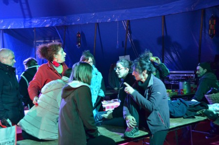 La soirée de filage du 30 décembre 2014